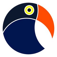 Illustration of Toucan bird logo