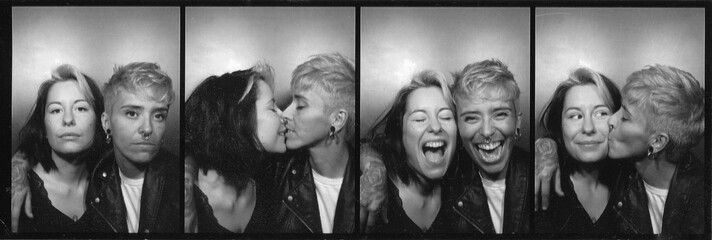 love in the photo booth.