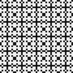 Fototapeta premium Abstract Cross Pattern Dots Logo generative computational art illustration