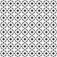 Abstract Cross Pattern Dots Logo generative computational art illustration