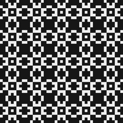 Fototapeta premium Abstract Cross Pattern Dots Logo generative computational art illustration