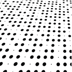 Grunge halftone dots vector texture background .
