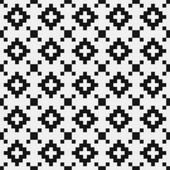 Fototapeta premium Abstract Cross Pattern Dots Logo generative computational art illustration