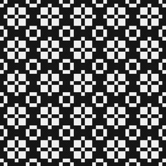 Fototapeta premium Abstract Cross Pattern Dots Logo generative computational art illustration