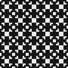 Fototapeta premium Abstract Cross Pattern Dots Logo generative computational art illustration