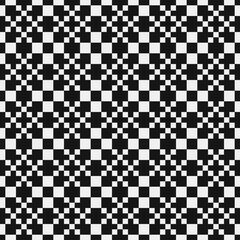 Fototapeta premium Abstract Cross Pattern Dots Logo generative computational art illustration