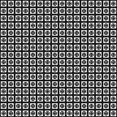Abstract Cross Pattern Dots Logo generative computational art illustration