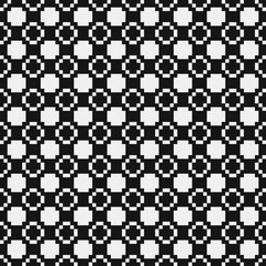 Fototapeta premium Abstract Cross Pattern Dots Logo generative computational art illustration