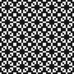 Fototapeta premium Abstract Cross Pattern Dots Logo generative computational art illustration