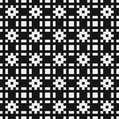 Fototapeta premium Abstract Cross Pattern Dots Logo generative computational art illustration