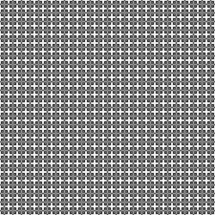 Abstract Cross Pattern Dots Logo generative computational art illustration