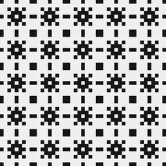 Fototapeta premium Abstract Cross Pattern Dots Logo generative computational art illustration