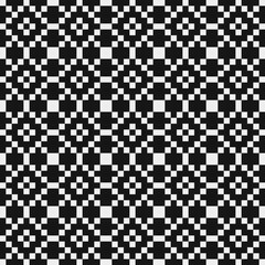 Fototapeta premium Abstract Cross Pattern Dots Logo generative computational art illustration