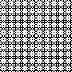 Fototapeta premium Abstract Cross Pattern Dots Logo generative computational art illustration