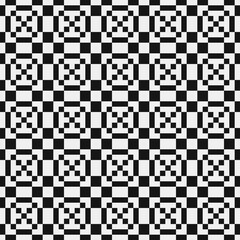 Fototapeta premium Abstract Cross Pattern Dots Logo generative computational art illustration