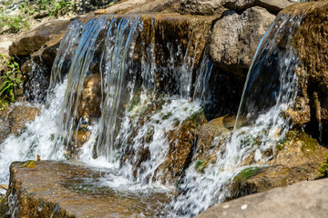 Fototapeta premium fresh water waterfall