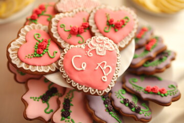 heart shaped cookies