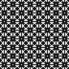 Fototapeta premium Abstract Cross Pattern Dots Logo generative computational art illustration