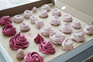 pink and white cupcakes