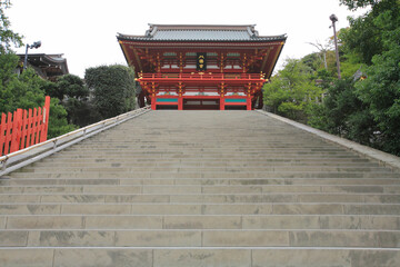 鶴岡八幡宮　本宮大石段