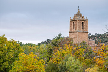 Fototapeta na wymiar Santibáñez de Ayllón, Community of Castilla y León, Spain