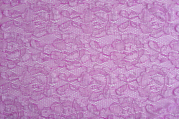 Pink guipure background. Lace texture.