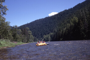 National Forests. Coeur d'Alene National Forest, Idaho. Rafting the North Fork of the Coeur d'Alene River