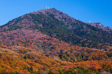 紅葉の筑波山