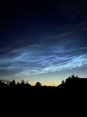 sunset over the city