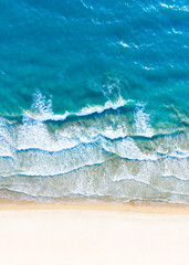 Aerial view of Iztuzu beach in Dalyan, Turkey