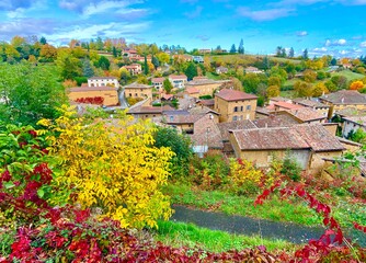 view of the town