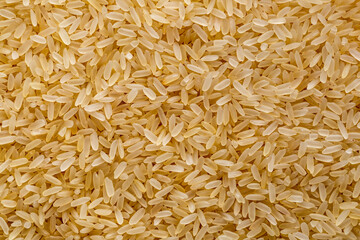 brown rice.The concept of diet and healthy eating, the background texture of the rice. Macro photography of brown rice texture.gluten free ancient grain for healthy diet,top view.