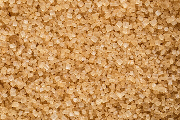 brown sugar.unrefined cane sugar.background. Top view. Flat lay. Powerful healthy sweetener.