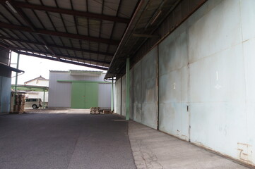 Obraz premium 倉庫