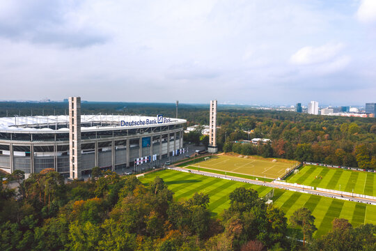 Waldstadion in Frankfurt, Germany.  September 2020