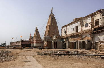 Fototapeta premium Govardhana City in Uttar Pradesh, India