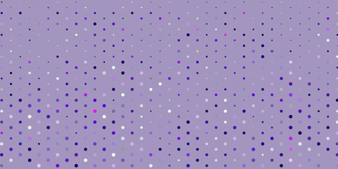 Light purple, pink vector background with spots.