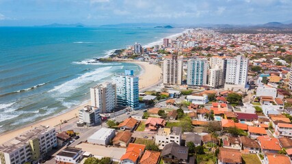 Barra Velha SC. Aerial view of the city of Barra Velha in Santa Catarina, Brazil