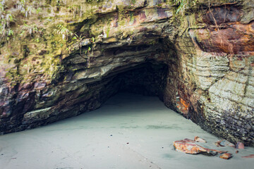 
cave on the sea coast