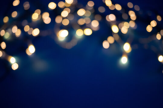 colorful christmas lights holiday background