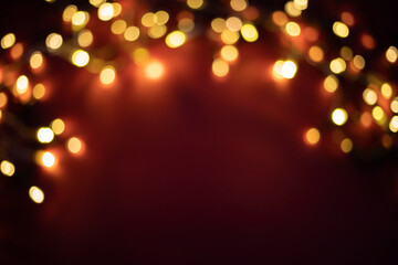 colorful christmas lights holiday background