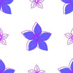 Fototapeta premium set of flowers