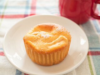 りんごとヨーグルトのカップケーキ
