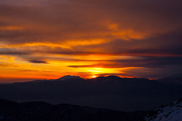 美ヶ原高原　夕焼け