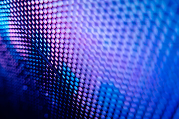 CloseUp LED blurred screen. LED soft focus background. abstract background ideal for design.