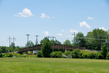 Obraz premium bridge over the highway