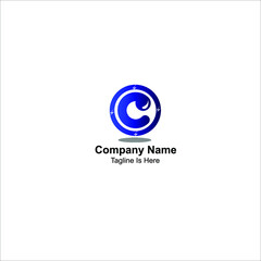 Obraz premium simple logo with letter C