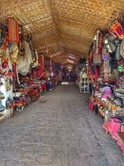 San Pedro Market, Atacama Desert, Chile, South America. San Pedro de Atacama is a town set on an arid high plateau in the Andes mountains of northeastern Chile.