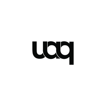 uaq letter original monogram logo design