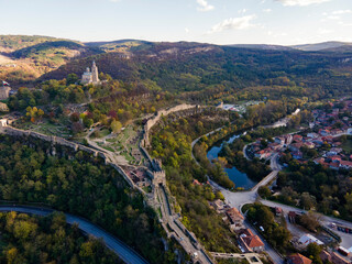 Ruins of stronghold Tsarevets, Veliko Tarnovo, Bulgaria